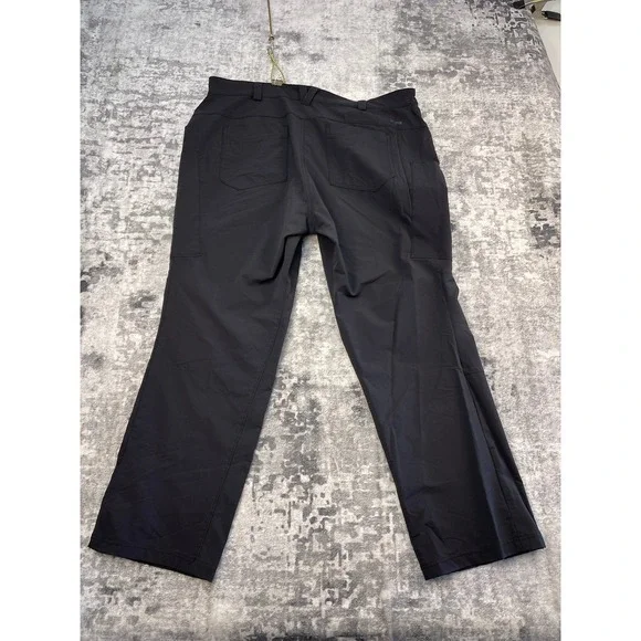 Duluth Trading Co Dry On The Fly Pants Womens Size 20 Black Nylon Hiking Stretch - Picture 2 of 5